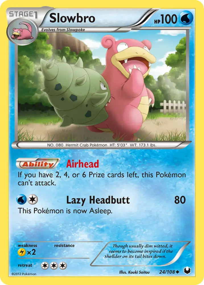 Slowbro (24/108) [Black & White: Dark Explorers] - Pokemon Single