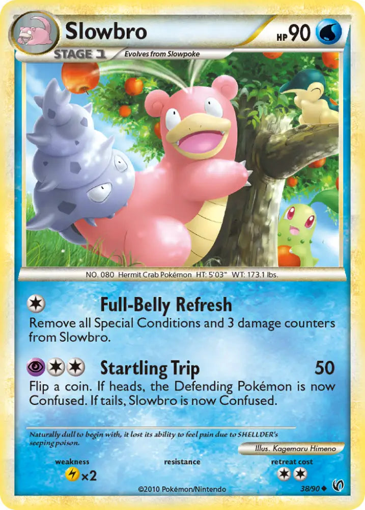 Slowbro (38/90) [HeartGold & SoulSilver: Undaunted] - Pokemon Single