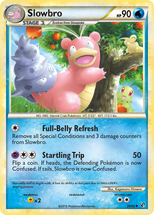 Slowbro (38/90) [HeartGold & SoulSilver: Undaunted] - Pokemon Single