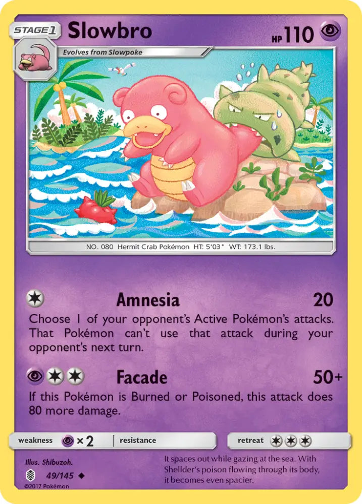 Slowbro (49/145) [Sun & Moon: Guardians Rising] - Pokemon Single