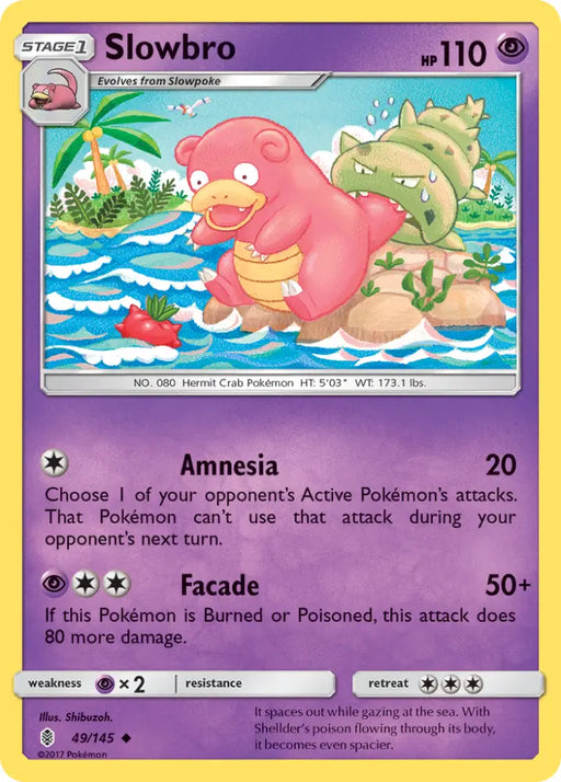 Slowbro (49/145) [Sun & Moon: Guardians Rising] - Pokemon Single