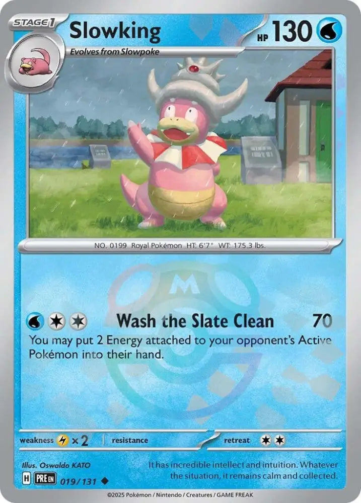 Slowking (019/131) (Master Ball Pattern) [Scarlet & Violet: Prismatic Evolutions] - Pokemon Single