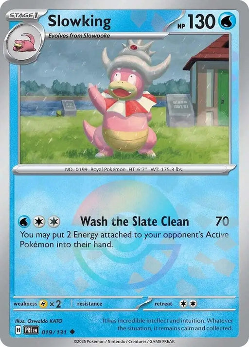 Slowking (019/131) (Poke Ball Pattern) [Scarlet & Violet: Prismatic Evolutions] - Pokemon Single