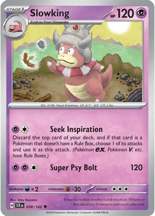 Slowking (058/142) [Scarlet & Violet: Stellar Crown] - Pokemon Single