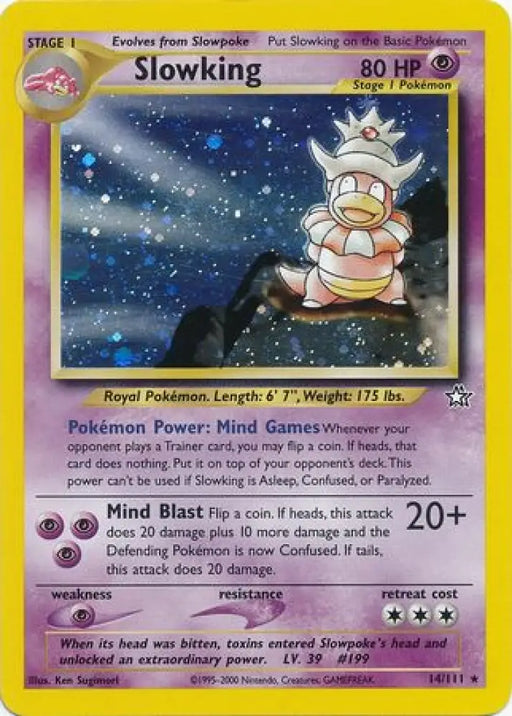 Slowking (14/111) [Neo Genesis Unlimited] - Pokemon Single