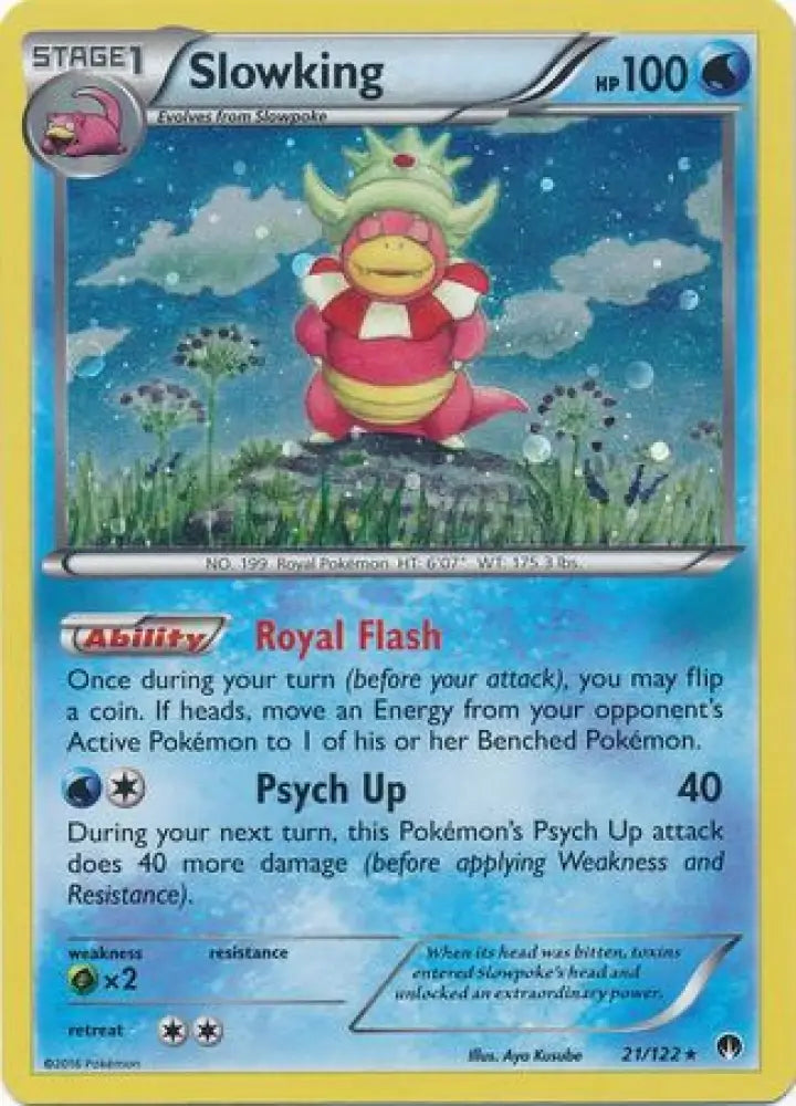 Slowking (21/122) (Cosmos Holo) [XY: BREAKpoint] - Pokemon Single