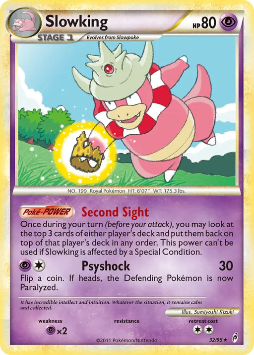 Slowking (32/95) [HeartGold & SoulSilver: Call of Legends] - Pokemon Single