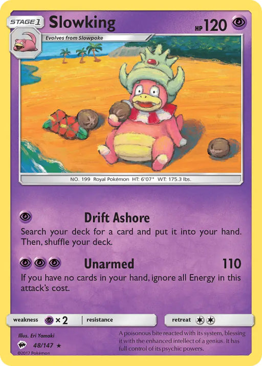 Slowking (48/147) [Sun & Moon: Burning Shadows] - Pokemon Single