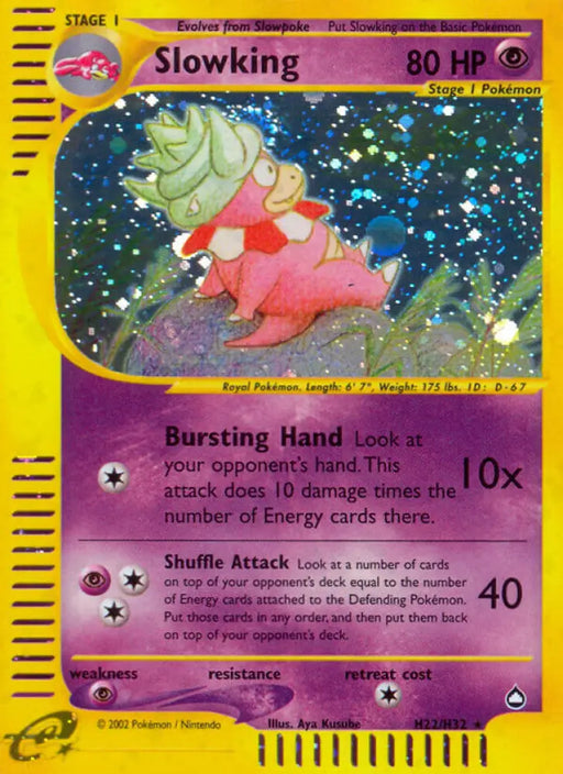 Slowking (H22/H32) [Aquapolis] - Pokemon Single