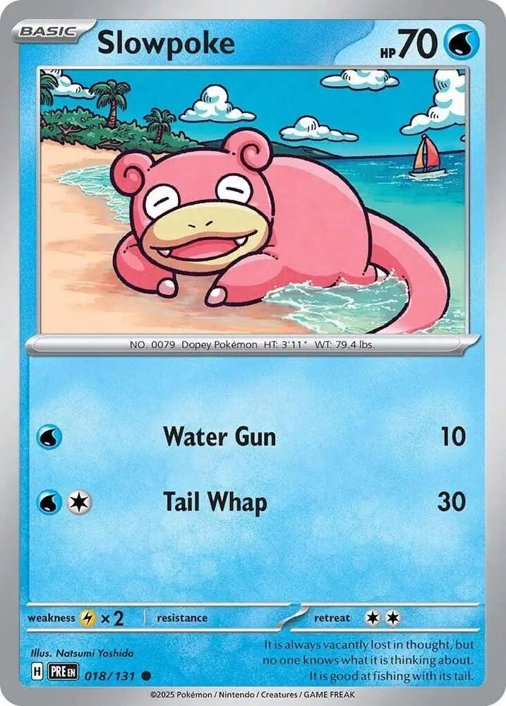 Slowpoke (018/131) [Scarlet & Violet: Prismatic Evolutions] - Pokemon Single