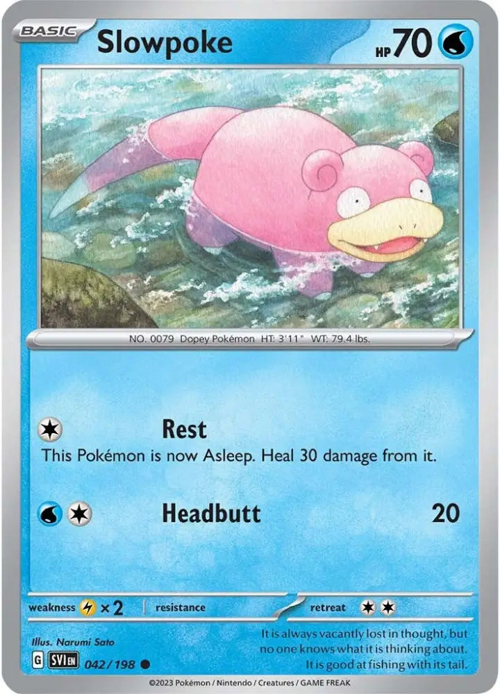 Slowpoke (042/198) [Scarlet & Violet: Base Set] - Pokemon Single
