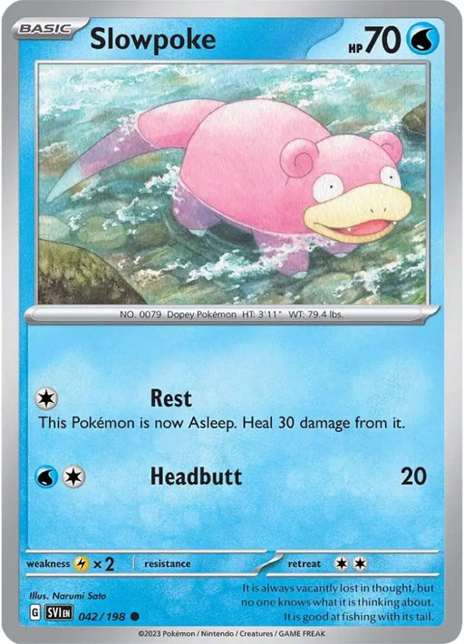 Slowpoke (042/198) [Scarlet & Violet: Base Set] - Pokemon Single