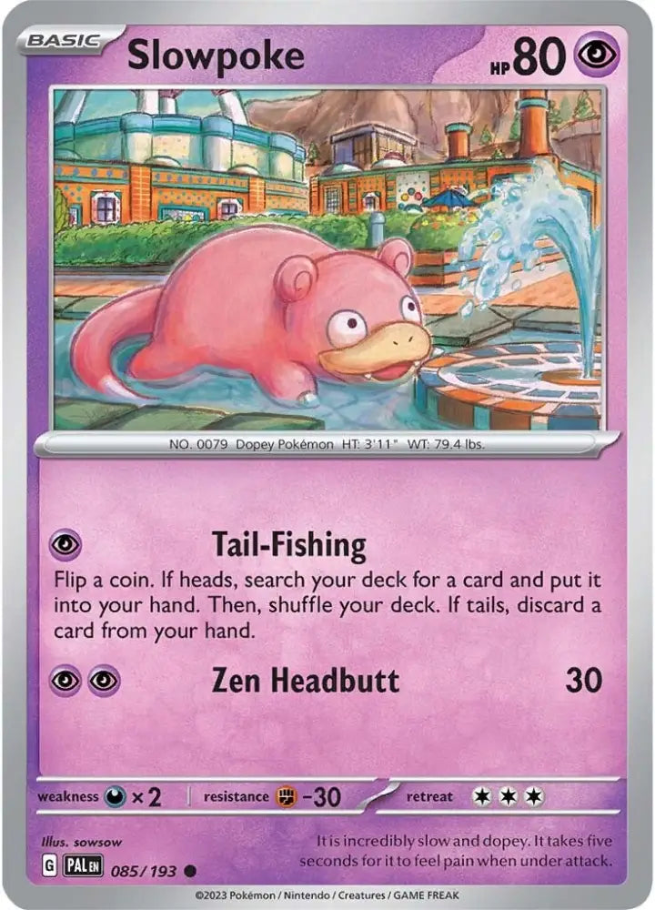 Slowpoke (085/193) [Scarlet & Violet: Paldea Evolved] - Pokemon Single