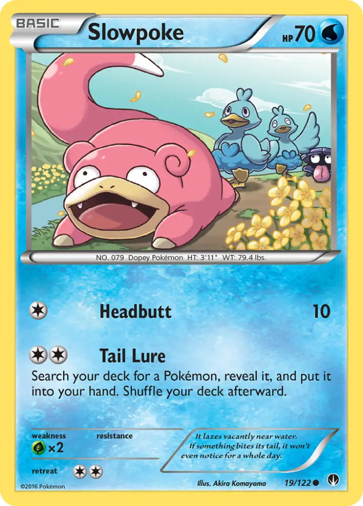 Slowpoke (19/122) [XY: BREAKpoint] - Pokemon Single