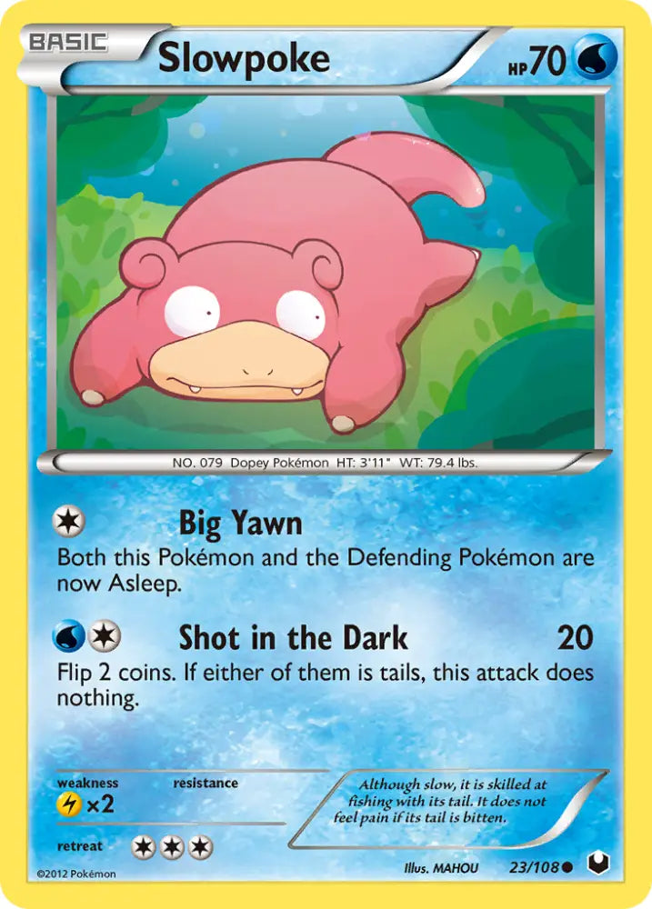 Slowpoke (23/108) [Black & White: Dark Explorers] - Pokemon Single