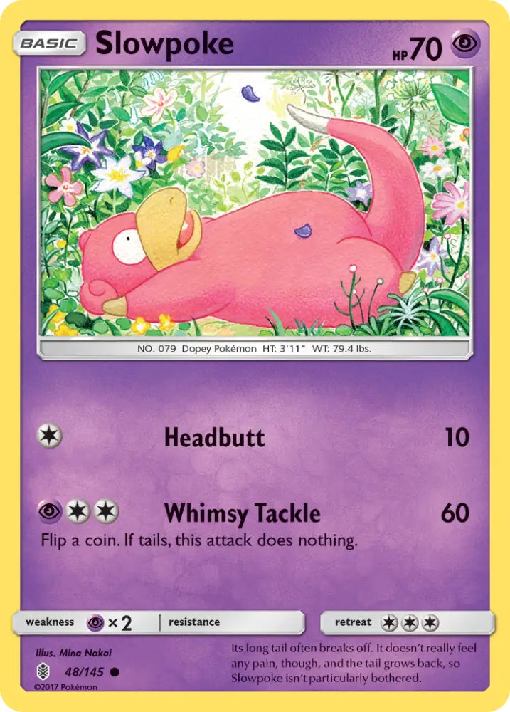 Slowpoke (48/145) [Sun & Moon: Guardians Rising] - Pokemon Single