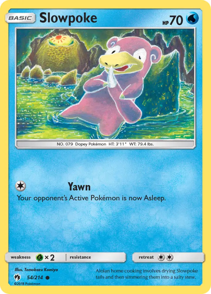 Slowpoke (54/214) [Sun & Moon: Lost Thunder] - Pokemon Single