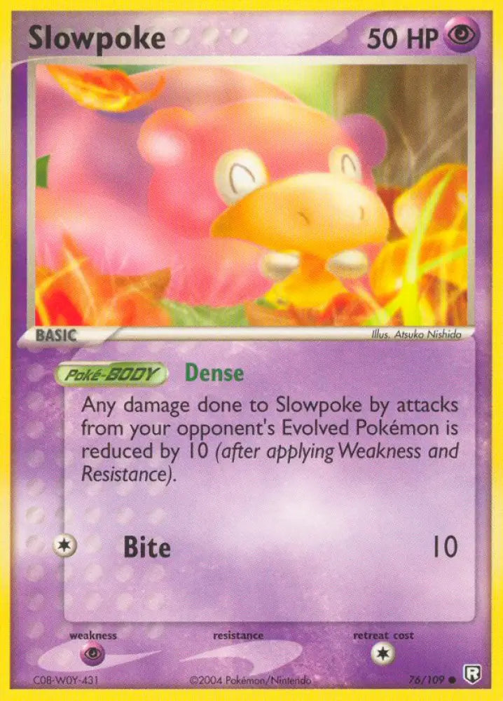 Slowpoke (76/109) [EX: Team Rocket Returns] - Pokemon Single