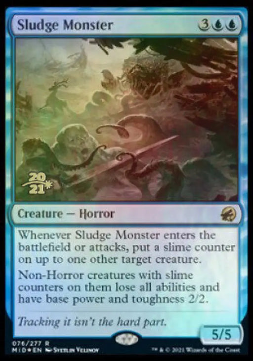 Sludge Monster [Innistrad: Midnight Hunt Prerelease Promos] - MTG Single