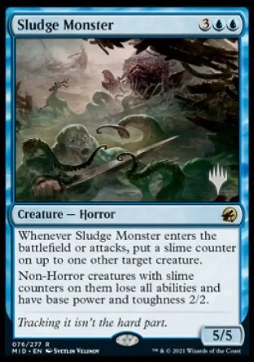 Sludge Monster (Promo Pack) [Innistrad: Midnight Hunt Promos] - MTG Single
