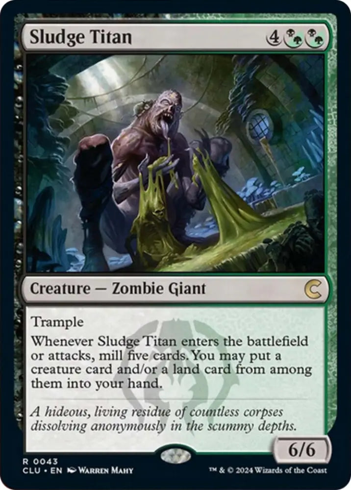 Sludge Titan [Ravnica: Clue Edition] - MTG Single