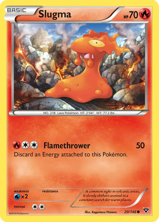 Slugma (20/146) [XY: Base Set] - Pokemon Single