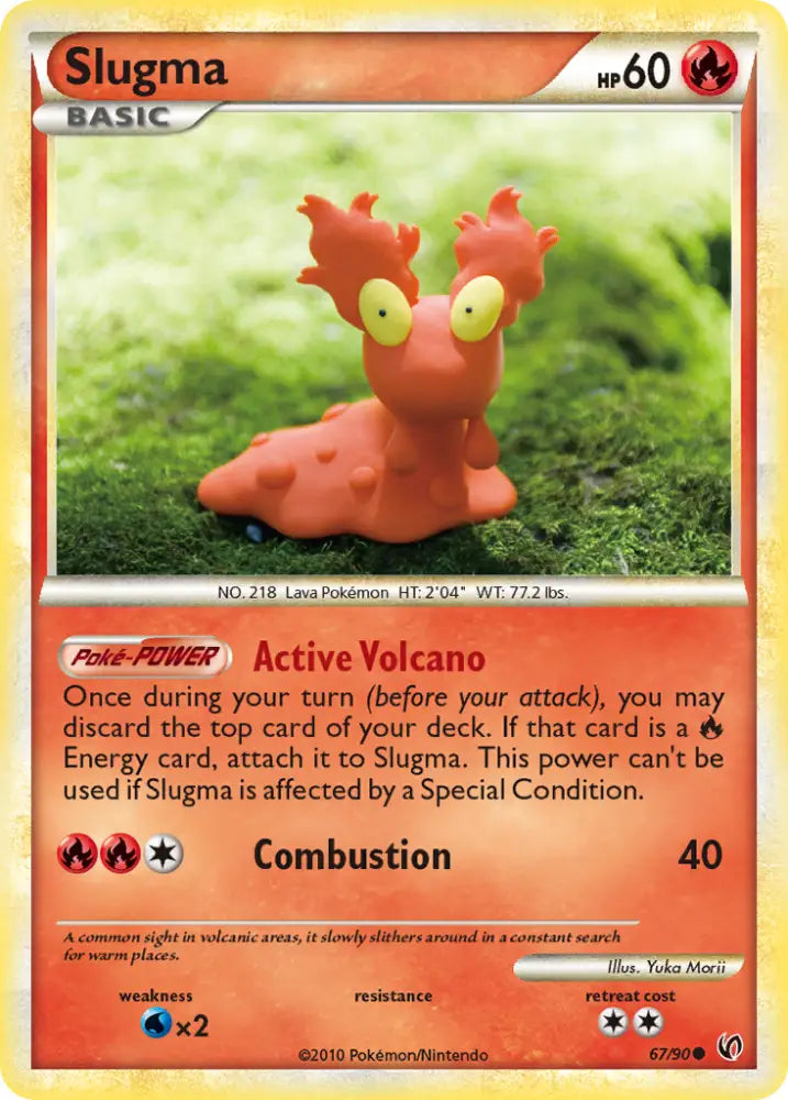 Slugma (67/90) [HeartGold & SoulSilver: Undaunted] - Pokemon Single