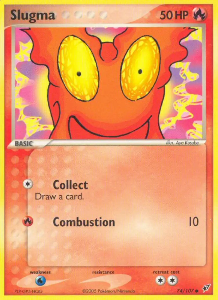 Slugma (74/107) [EX: Deoxys] - Pokemon Single