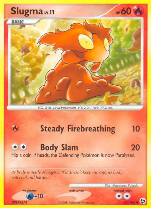 Slugma (83/106) [Diamond & Pearl: Great Encounters] - Pokemon Single