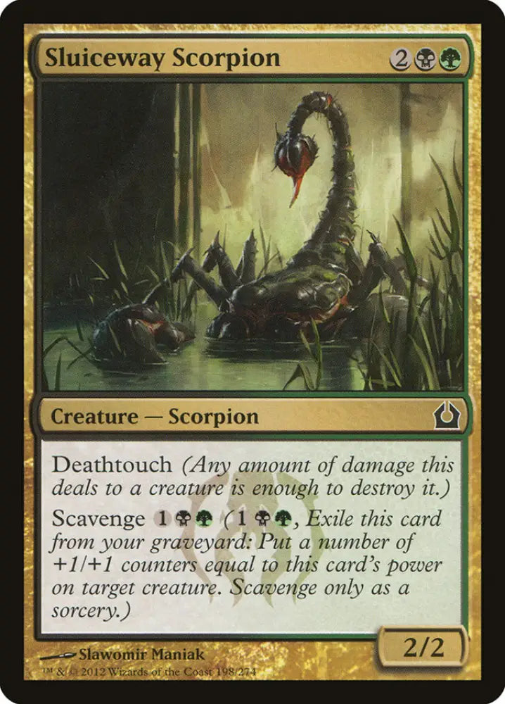 Sluiceway Scorpion [Return to Ravnica] - MTG Single