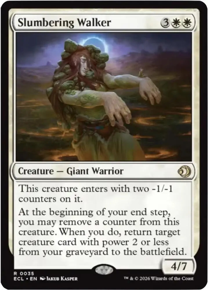 Slumbering Walker (35) [Lorwyn Eclipsed]
