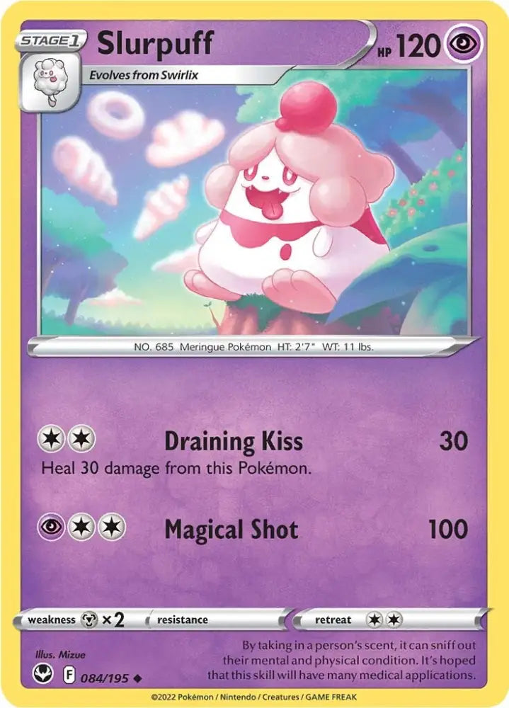 Slurpuff (084/195) [Sword & Shield: Silver Tempest] - Pokemon Single