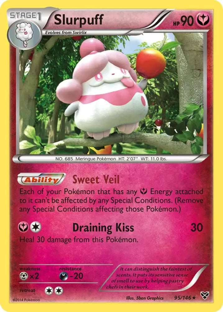 Slurpuff (95/146) [XY: Base Set] - Pokemon Single