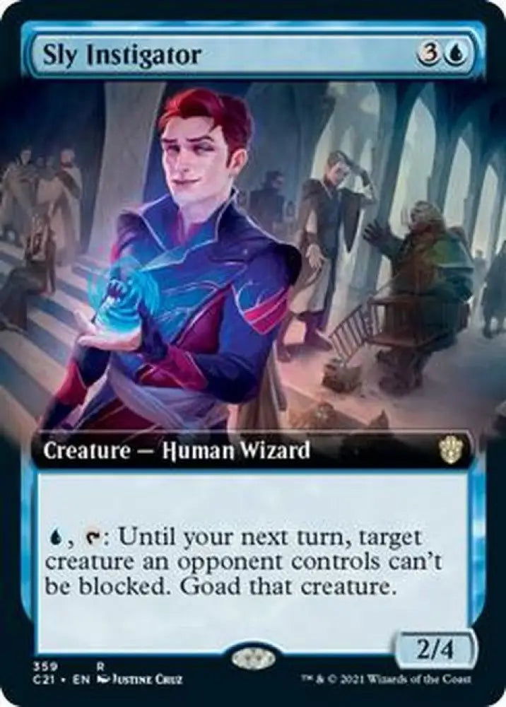 Sly Instigator (Extended Art) [Commander 2021] - MTG Single