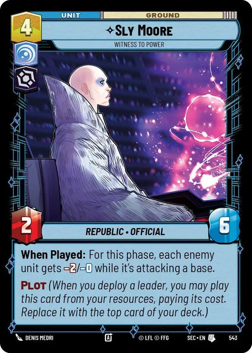 Sly Moore - Witness to Power (Foil) (543) [Secrets of Power]