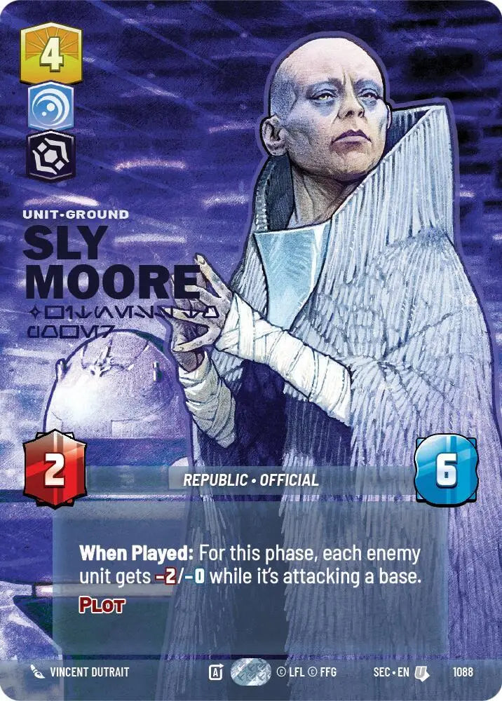 Sly Moore - Witness to Power (Prestige Foil) (1088) [Secrets of Power]