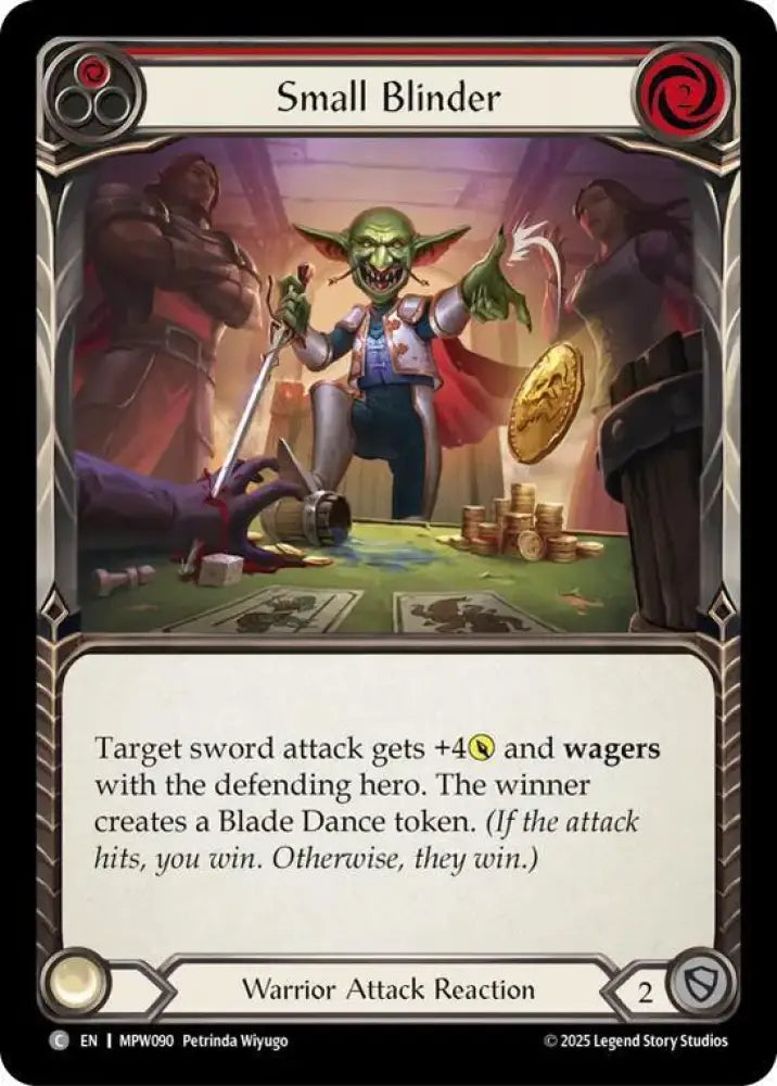 Small Blinder (Red) (MPW090) [Mastery Pack Warrior]