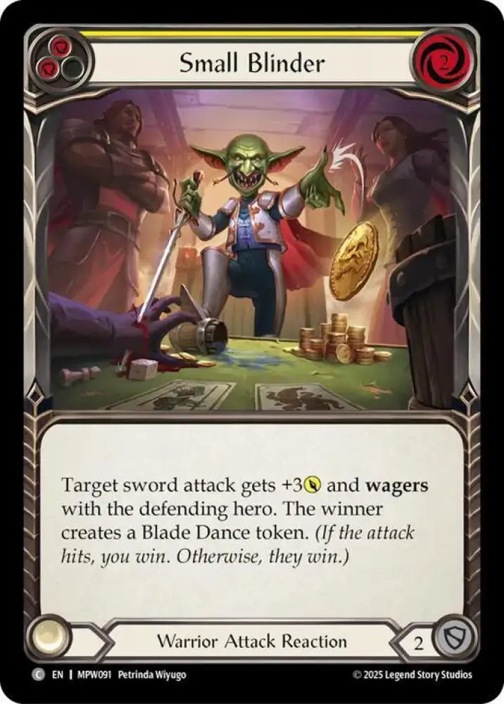 Small Blinder (Yellow) (MPW091) [Mastery Pack Warrior]
