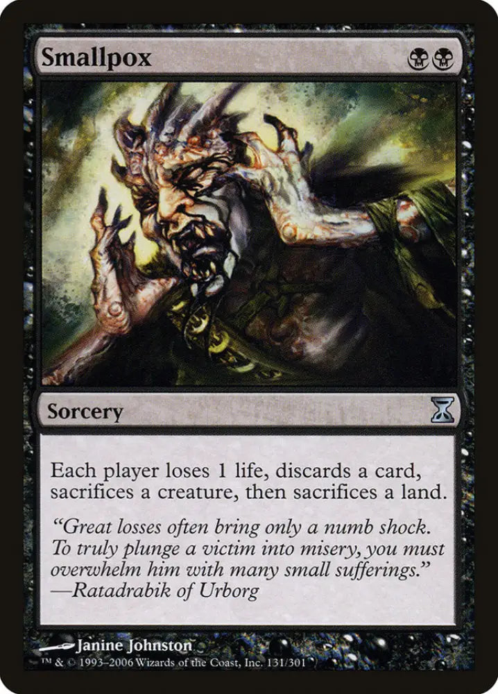 Smallpox [Time Spiral] - MTG Single