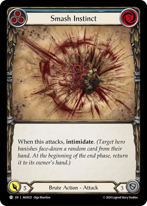 Smash Instinct (Blue) [AKO025] (Armory Deck: Kayo) - Flesh And Blood Single