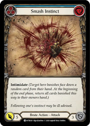 Smash Instinct (Blue) [Welcome to Rathe Unlimited] Unlimited Rainbow Foil - Flesh And Blood Single