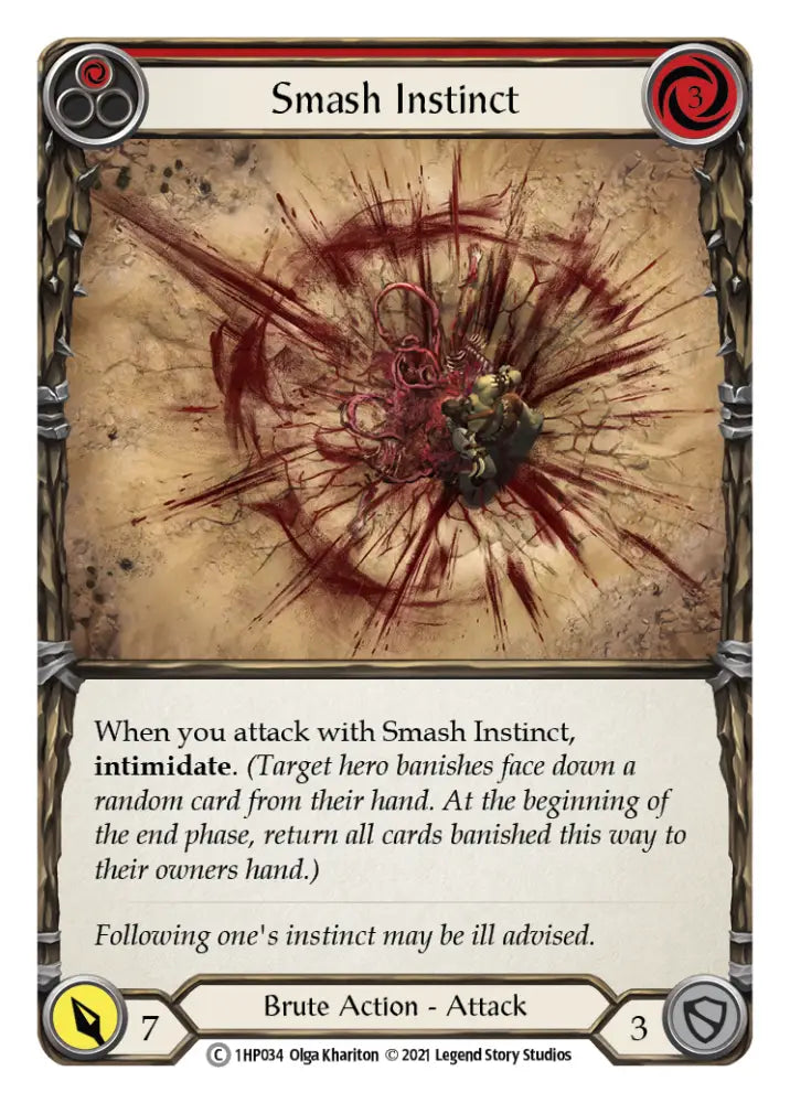 Smash Instinct (Red) [1HP034] (History Pack 1) - Flesh And Blood Single