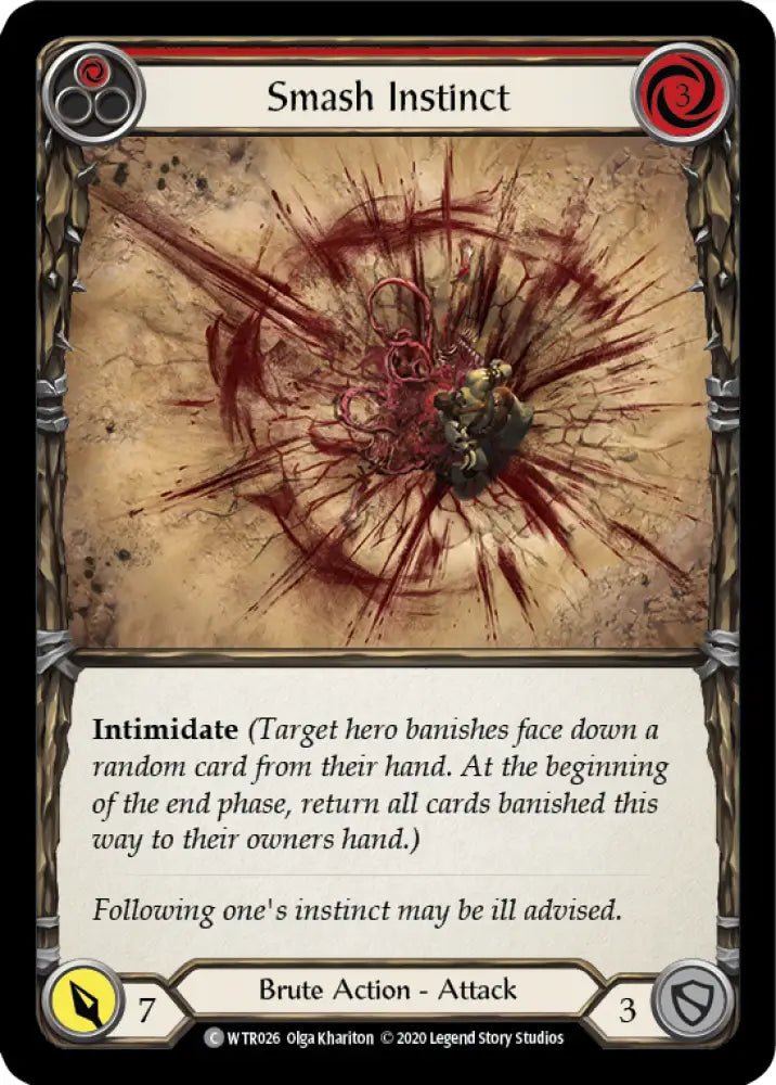 Smash Instinct (Red) [Welcome to Rathe Unlimited] Unlimited Normal - Flesh And Blood Single