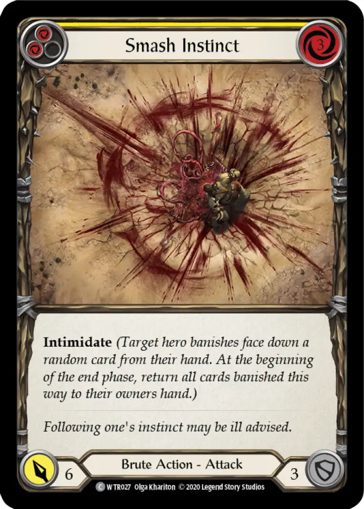 Smash Instinct (Yellow) [Welcome to Rathe Unlimited] Unlimited Normal - Flesh And Blood Single