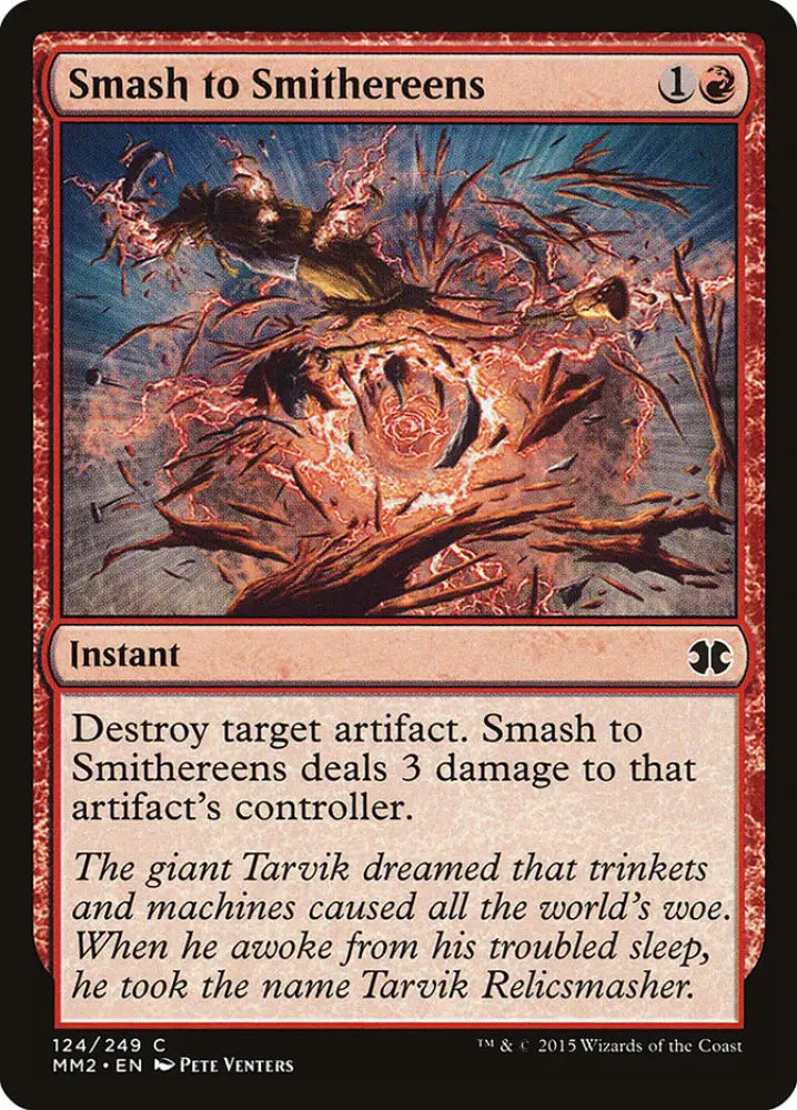 Smash to Smithereens [Modern Masters 2015] - MTG Single