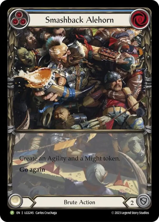 Smashback Alehorn [LGS245] (Promo) Rainbow Foil - Flesh And Blood Single
