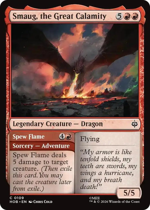 Smaug, the Great Calamity (109) [The Hobbit]