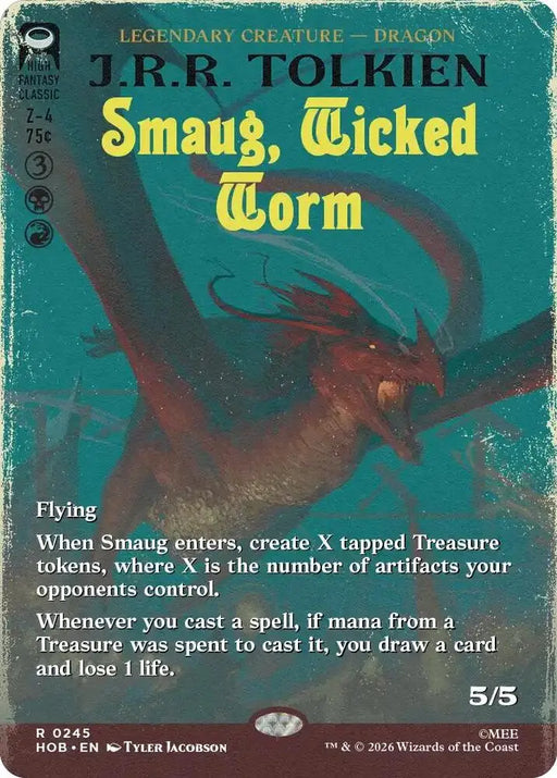 Smaug, Wicked Worm (Borderless) (245) [The Hobbit]
