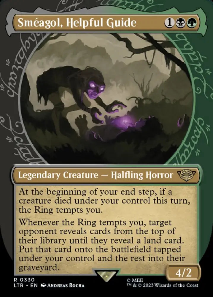 Smeagol Helpful Guide (Showcase Ring Frame) [The Lord of the Rings: Tales of Middle-Earth] - MTG Single