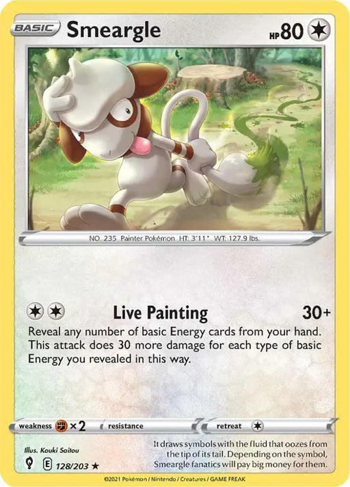 Smeargle (128/203) [Sword & Shield: Evolving Skies] - Pokemon Single
